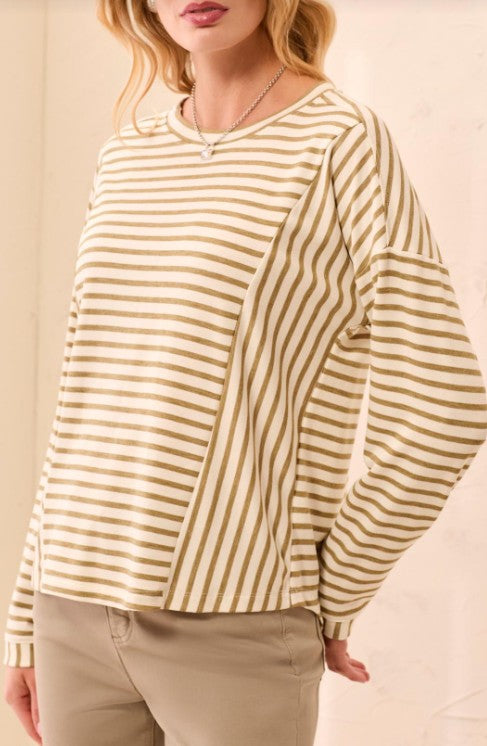 ALOE STRIPED SHIRT