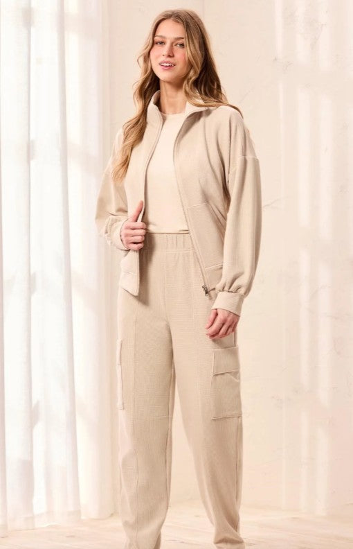 3278O WAFFLE ANKLE PANT