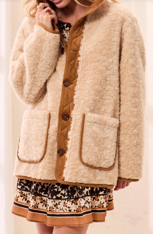 REV SUEDE & SHERPA JACKET