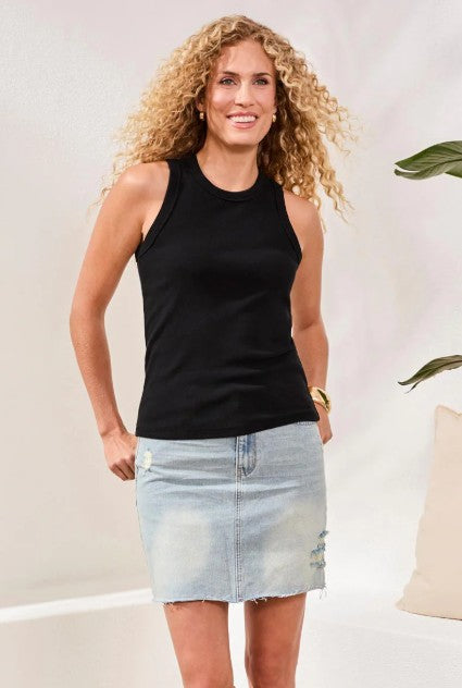 FITTED RACER BACK TANK