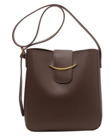 VEGAN LEATHER CROSSBOY MESSENGER BAG