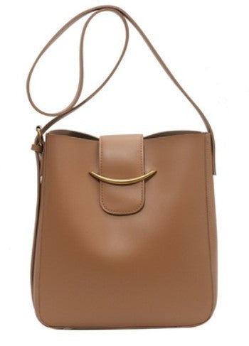 VEGAN LEATHER CROSSBOY MESSENGER BAG