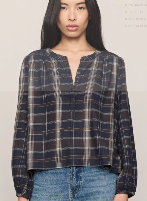 AUTUMN PLAID BUTTON UP ECLIPSE