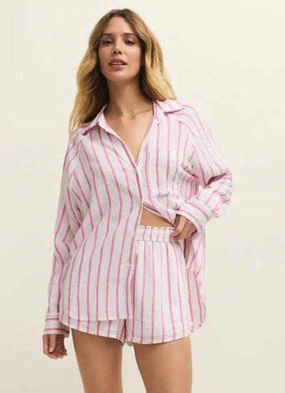 PERFECT LINE LINEN TOP