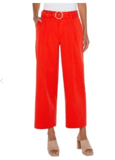 LM5681 BELTED STRAIGHT TROUSER
