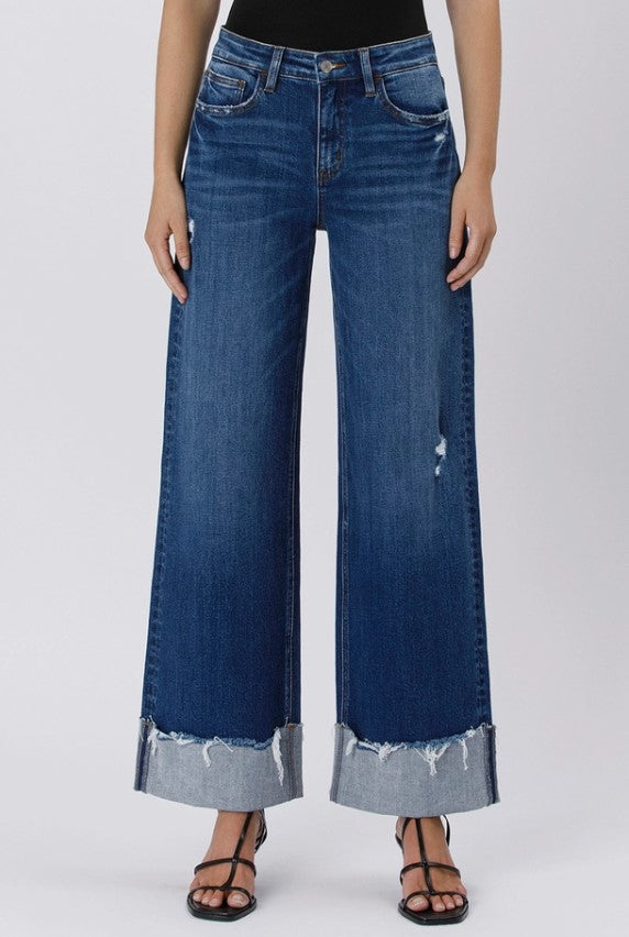 FLYING MONKEY BAGGY CUFFED JEANS