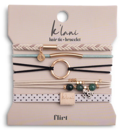 HAIR TIE & BRACELET STACK
