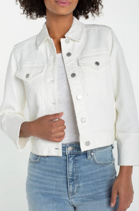 CROP JACKET W/BRACELET CUFF