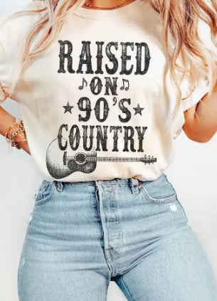RAISED ON 90S COUNTRY T-SHIRT