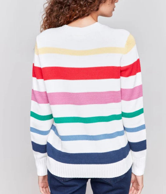 COTTON STRIPES SWEATER