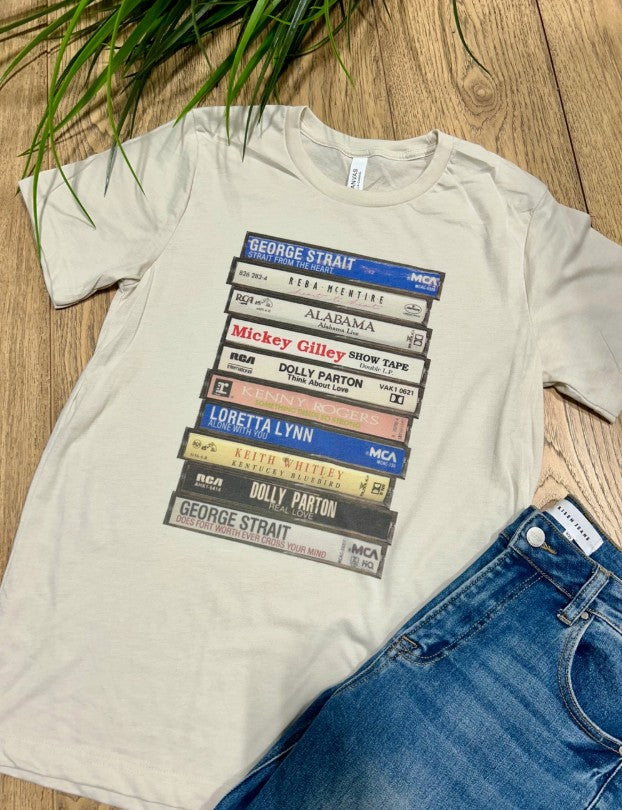 COUNTRY CASSETTE TEE