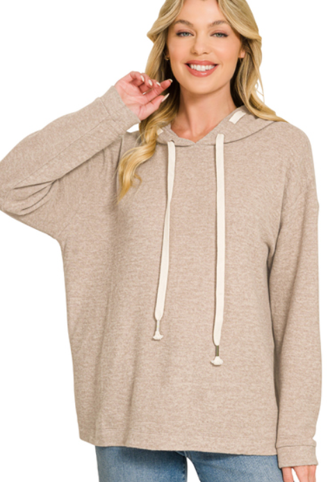 ASH MOCHA HACCI HOODIE