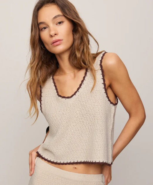 YESSENIA WHIPSTITCH TANK