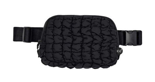 CC QUILTED PUFFER FANNY PACK